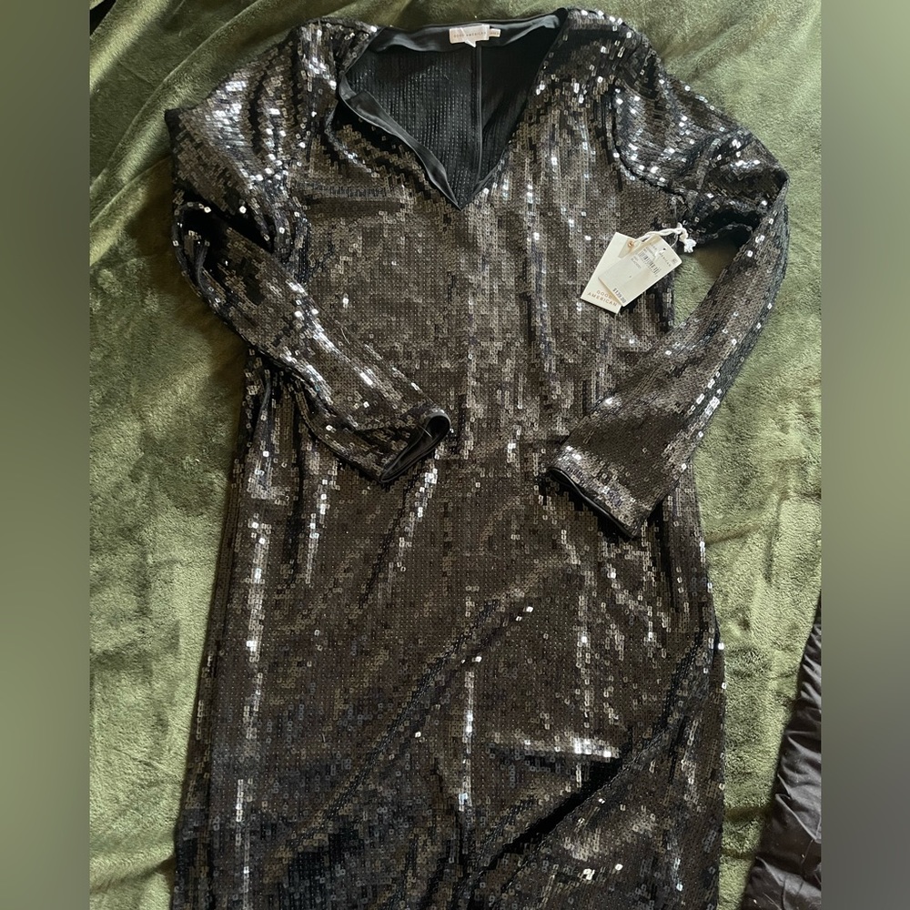 Brand new hood American size 5 sequins dress